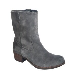 UGG Australia Rioni Gray Suede Water Resistant Pull On Ankle Boots 1007174 6